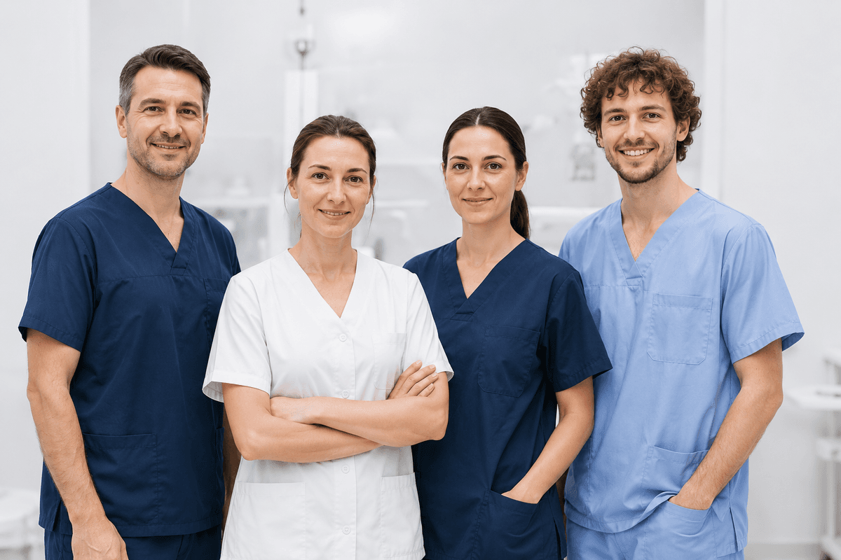 Team aus medizinischen Fachkräften