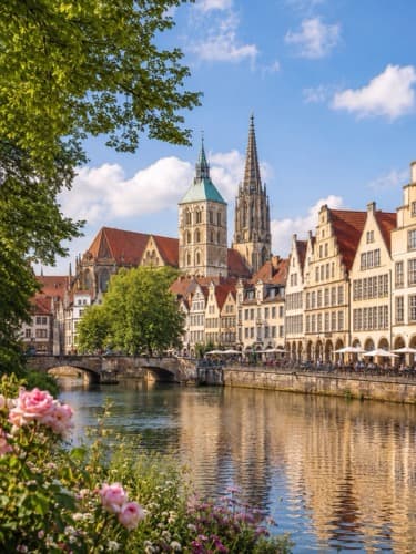 Stadtansicht von Münster